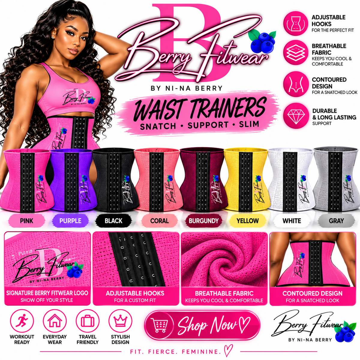 BERRY FITWEAR WAIST TRAINER